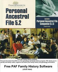 Download Free PAF Family History Software