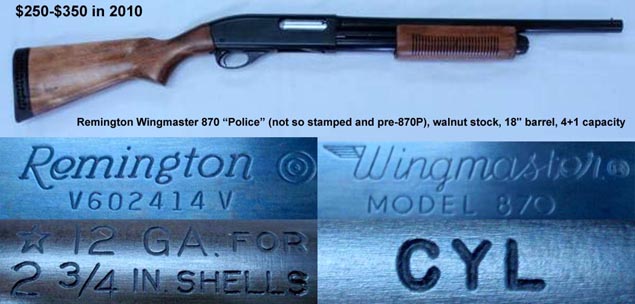 remington 870 serial numbers age